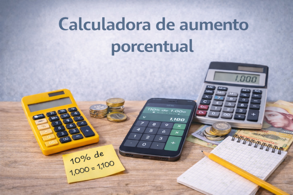 calculadora de aumento porcentual