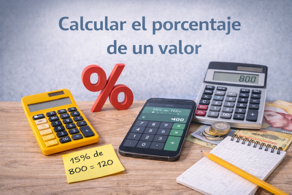 calcular el porcentaje de un valor